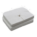 Χάρτινο κάλυμμα 100pcs προσκεφάλου για κρεβάτι μασάζ εξεταστική κλίνη φυσικοθεραπείας λευκό 